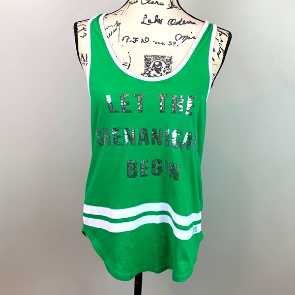 Pink Sequin Tank Let The Shenanigans Begin! - Picture 3 of 7